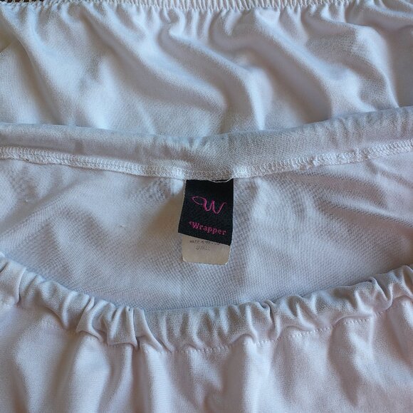 White & Green Floral cute Top, Size: Small - Picture 9 of 10